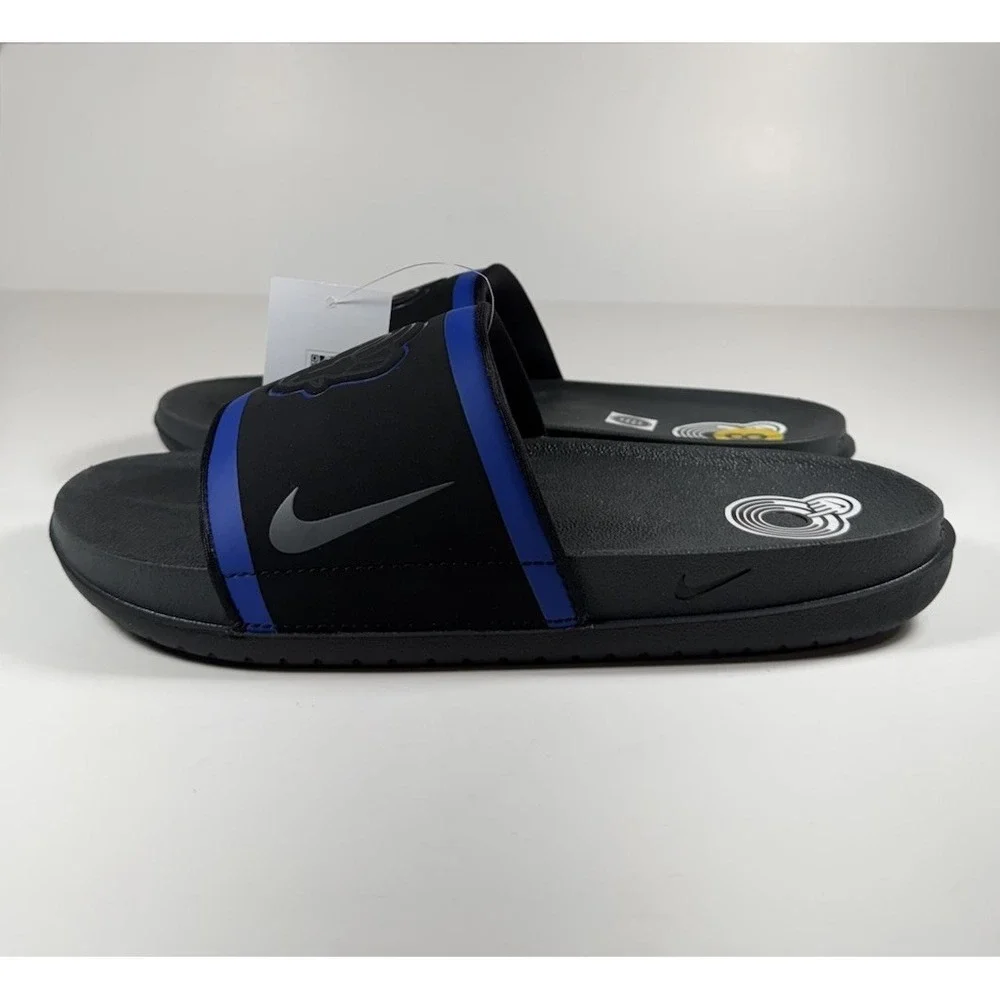 NIKE Offcourt LA Rams NFL Slides Sandals Blue Black Women's 9.5 *NEW* DD0556-001